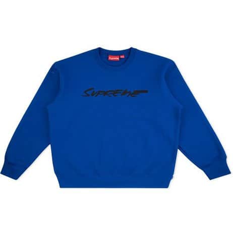 Futura logo crewneck discount supreme